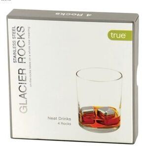 Stainless Steel Glacier Rocks- 4 rocks